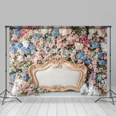 Lofaris Color Floral Royal Headboard Backdrop For Wedding Photo